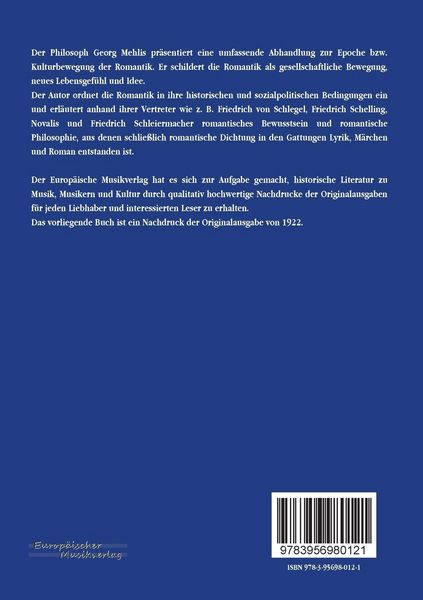 Produktbild: Die deutsche Romantik