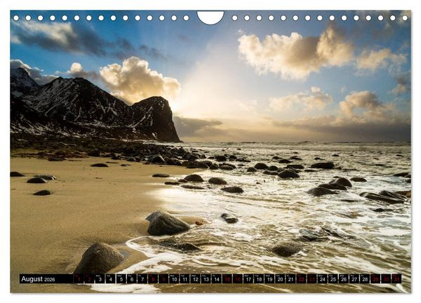 Produktbild: Lofoten. Nature Water Light (Wall Calendar 2026 DIN A4 landscape), CALVENDO 12 Month Wall Calendar
