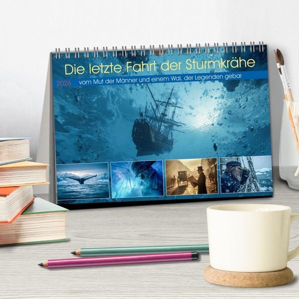 Produktbild: Die letzte Fahrt der Sturmkr&auml;he (Tischkalender 2026 DIN A5 quer), CALVENDO Monatskalender