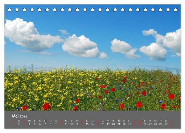 Produktbild: Wundersch&ouml;ne Landschaften des Nordens (Tischkalender 2026 DIN A5 quer), CALVENDO Monatskalender