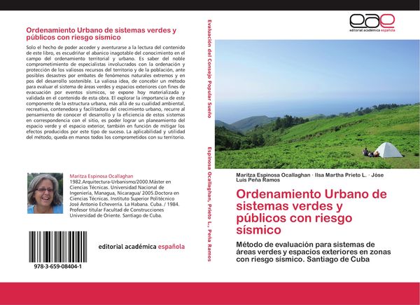 Produktbild: Ordenamiento Urbano de sistemas verdes y p&uacute;blicos con riesgo s&iacute;smico