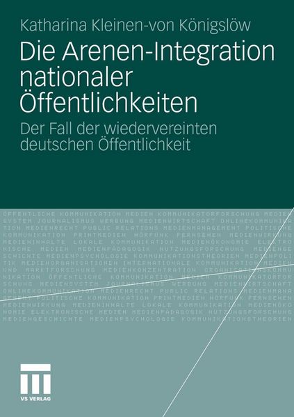 Produktbild: Die Arenen-Integration nationaler &Ouml;ffentlichkeiten