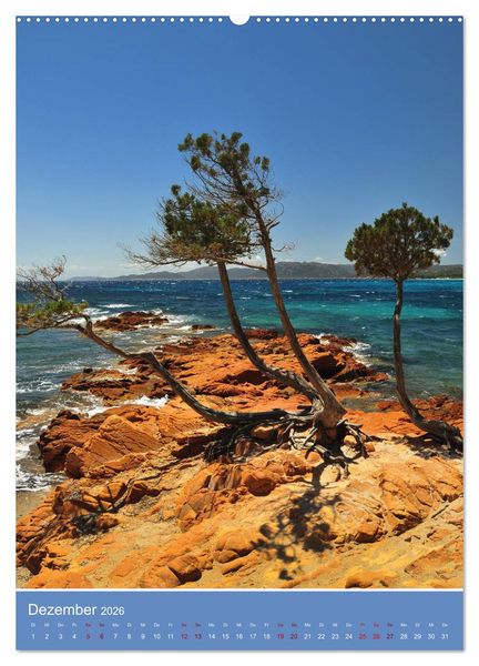 Produktbild: Korsika - Felsen und Meer (Wandkalender 2026 DIN A2 hoch), CALVENDO Monatskalender