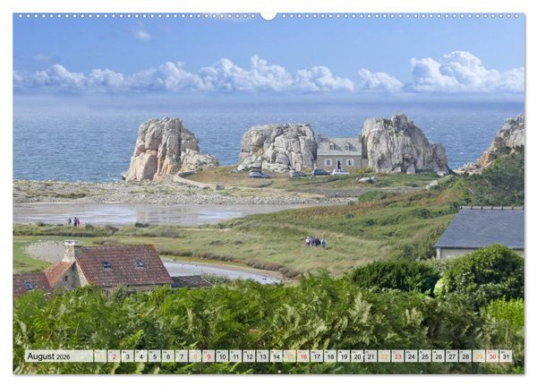 Produktbild: Normandie und Bretagne-faszinierend abwechslungsreich (hochwertiger Premium Wandkalender 2026 DIN A2 quer), Kunstdruck in Hochglanz