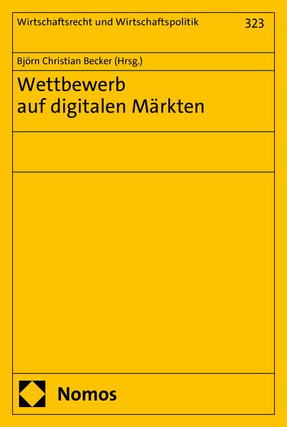 Produktbild: Wettbewerb auf digitalen M&auml;rkten