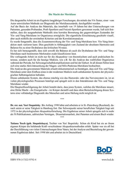 Produktbild: Meridiane : Die dritte Macht im Organismus, die Energetische. Teil 1. Interaktion, Balance und Dysbalance der Meridiane.