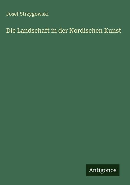 Produktbild: Die Landschaft in der Nordischen Kunst