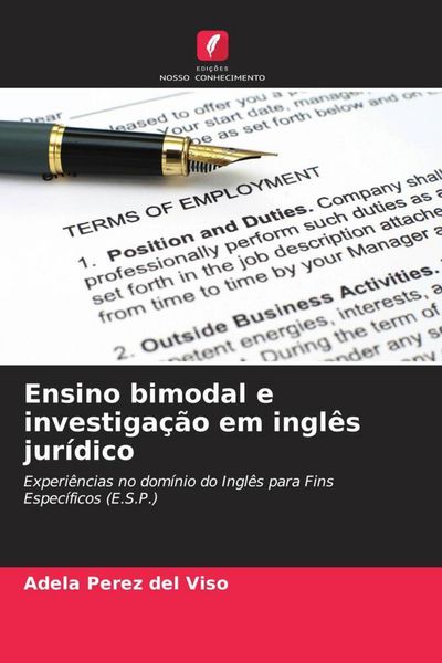 Produktbild: Ensino bimodal e investiga&ccedil;&atilde;o em ingl&ecirc;s jur&iacute;dico