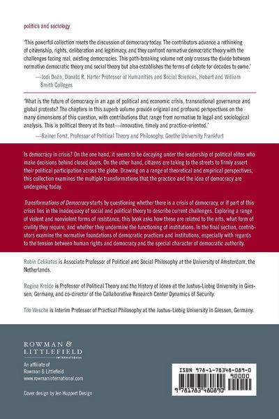 Produktbild: Transformations of Democracy