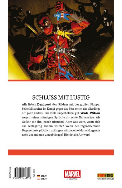 Produktbild: Deadpool: Deadpool killt das Marvel-Universum (Pocket Edition)