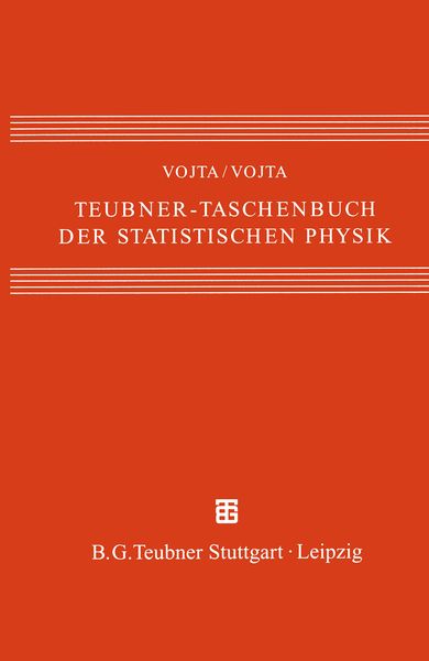 Produktbild: Teubner-Taschenbuch der statistischen Physik