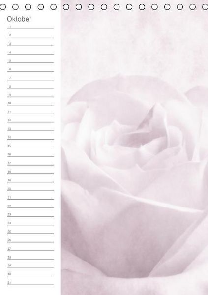 Produktbild: Zarte Bl&uuml;ten / Geburtstagskalender (Tischkalender immerw&auml;hrend DIN A5 hoch)