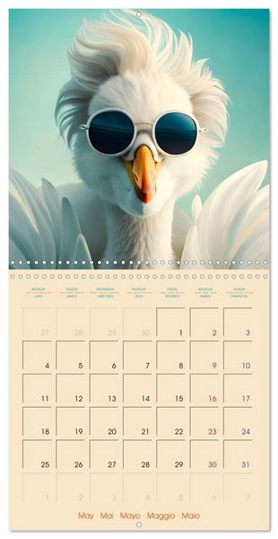 Produktbild: I see you - Animals with glasses (Wall Calendar 2026 12 &times; 12 Inch) CALVENDO 12 Month Wall Calendar