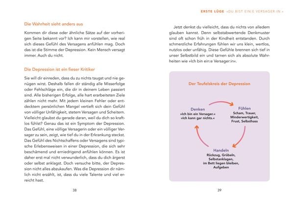 Produktbild: 7 L&uuml;gen, die dir eine Depression erz&auml;hlt