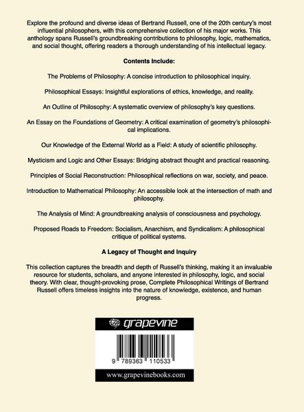 Produktbild: Complete Philosophical Writings of Bertrand Russell
