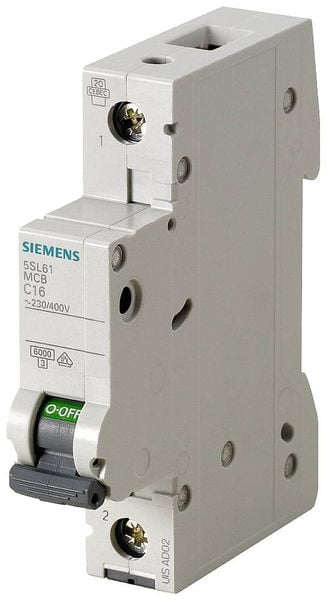 Siemens 5SL61027 5SL6102-7 Leitungsschutzschalter 2A 400V