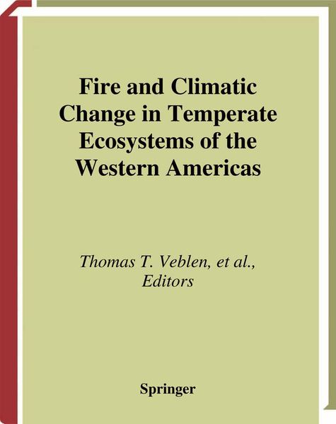 Produktbild: Fire and Climatic Change in Temperate Ecosystems of the Western Americas