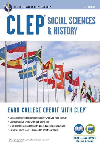 Produktbild: Clep(r) Social Sciences & History Book + Online, 2nd Ed.