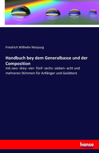 Produktbild: Handbuch bey dem Generalbasse und der Composition