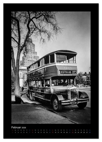 Produktbild: New York in Ansichten von 1936 (hochwertiger Premium Wandkalender 2026 DIN A2 hoch), Kunstdruck in Hochglanz