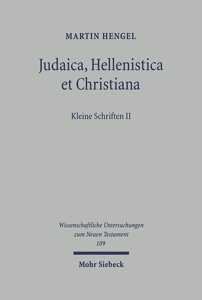 Produktbild: Judaica, Hellenistica et Christiana