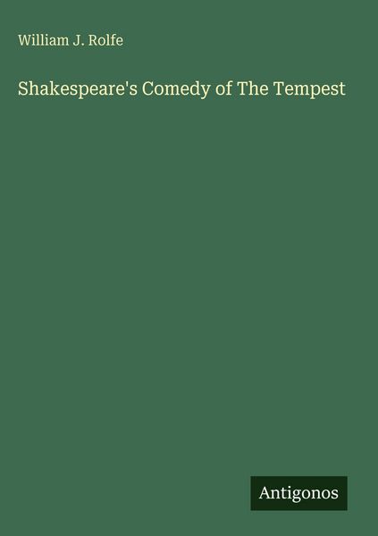 Produktbild: Shakespeare's Comedy of The Tempest
