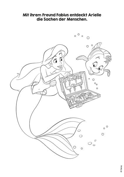 Produktbild: Disney Prinzessin: Unsere schönsten Malbilder