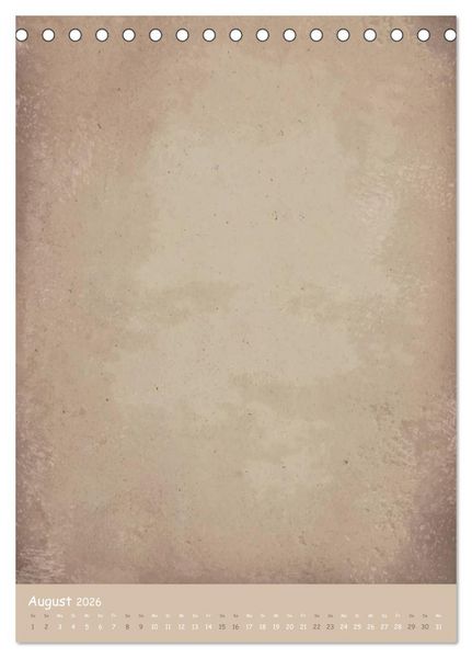 Produktbild: Vintage DIY Bastel-Kalender -Hochformat- (Tischkalender 2026 DIN A5 hoch), CALVENDO Monatskalender