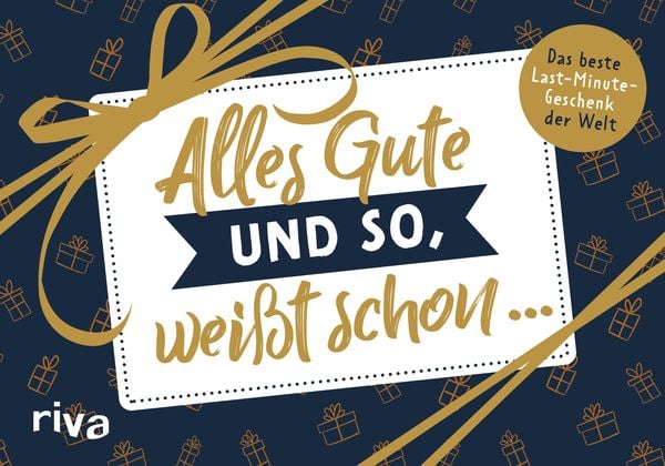 Alles Gute und so, weißt schon ...