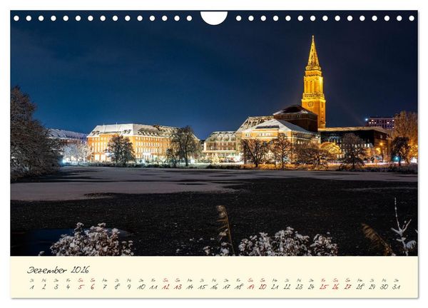 Produktbild: Kiel &ndash; Maritimes Flair im Wandel der Jahreszeiten (Wandkalender 2026 DIN A4 quer), CALVENDO Monatskalender