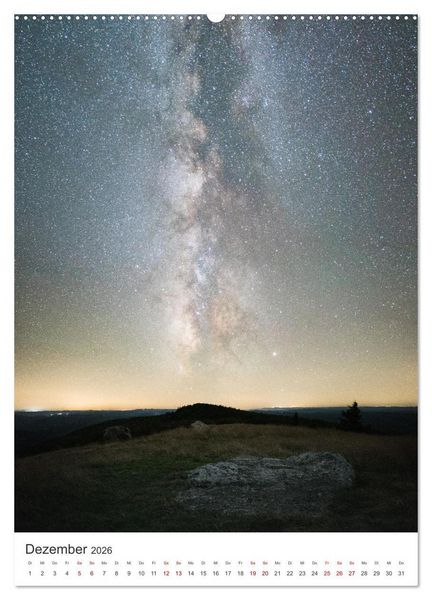 Produktbild: Milchstra&szlig;e - Unsere faszinierende Galaxie. (Wandkalender 2026 DIN A2 hoch), CALVENDO Monatskalender