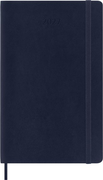 Produktbild: Moleskine 12 Monate Tageskalender 2027, Large/A5, 1 Tag = 1 Seite, Weicher Einband, Saphir