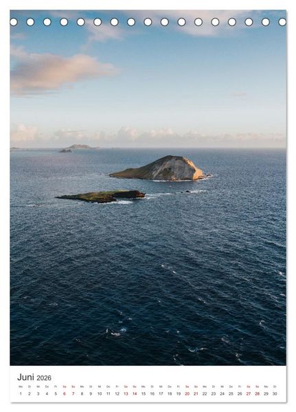 Produktbild: Hawaii - Das wundersch&ouml;ne Land im Pazifik. (Tischkalender 2026 DIN A5 hoch), CALVENDO Monatskalender