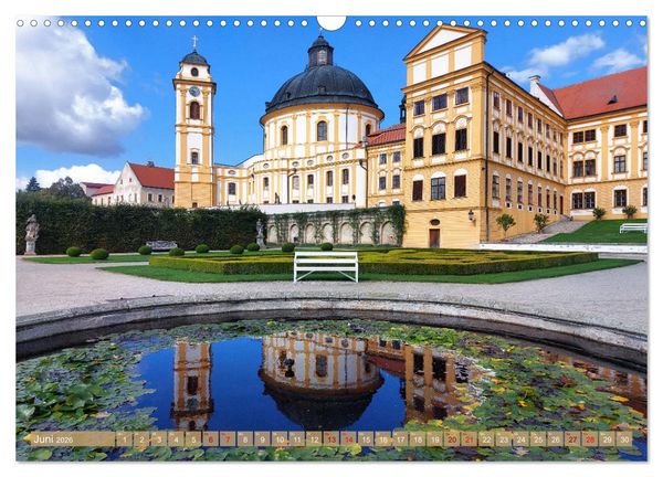 Produktbild: Trebitsch und Schloss Jarmeritz (Wandkalender 2026 DIN A3 quer), CALVENDO Monatskalender