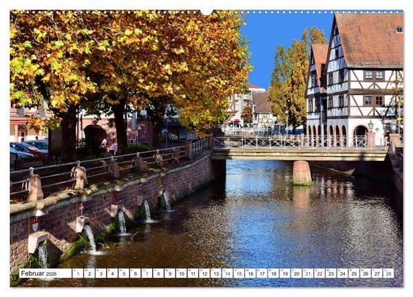 Produktbild: Erbach - Die Odenw&auml;lder Residenzstadt (hochwertiger Premium Wandkalender 2026 DIN A2 quer), Kunstdruck in Hochglanz