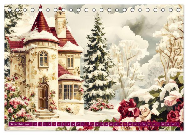 Produktbild: M&auml;rchenlandreisen (Tischkalender 2026 DIN A5 quer), CALVENDO Monatskalender