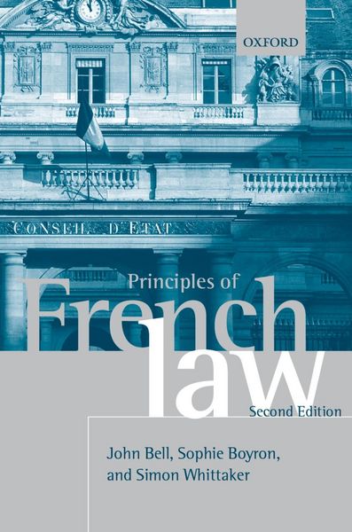 Produktbild: Principles of French Law
