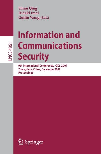 Produktbild: Information and Communications Security