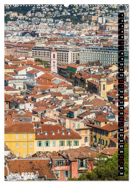 Produktbild: Idyllisches Nizza (hochwertiger Premium Wandkalender 2026 DIN A2 hoch), Kunstdruck in Hochglanz