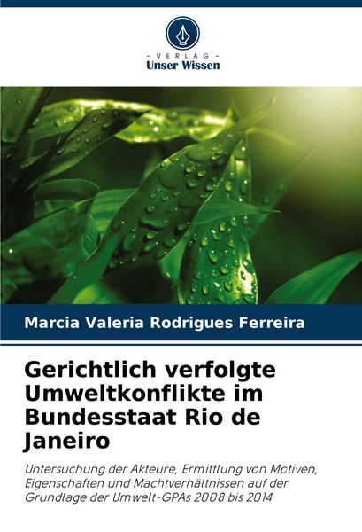 Produktbild: Gerichtlich verfolgte Umweltkonflikte im Bundesstaat Rio de Janeiro