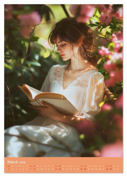 Produktbild: Literature is Magic (Wall Calendar 2026 DIN A4 portrait), CALVENDO 12 Month Wall Calendar