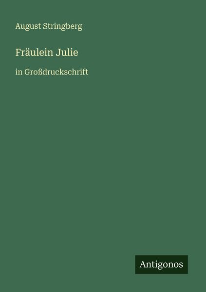 Produktbild: Fr&auml;ulein Julie