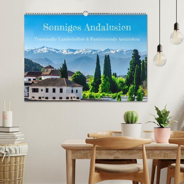 Produktbild: Sonniges Andalusien (Wandkalender 2027 DIN A2 quer), CALVENDO Monatskalender