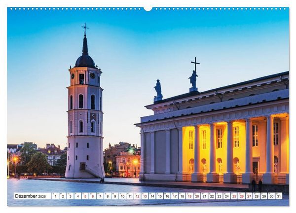 Produktbild: Europas Hauptst&auml;dte &ndash; lebenswerte Metropolen (hochwertiger Premium Wandkalender 2026 DIN A2 quer), Kunstdruck in Hochglanz
