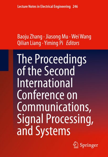 Produktbild: The Proceedings of the Second International Conference on Communications, Signal Processing, and Systems
