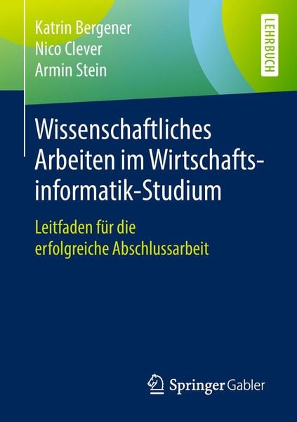 Produktbild: Wissenschaftliches Arbeiten im Wirtschaftsinformatik-Studium