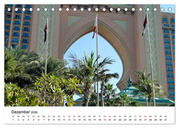 Produktbild: Dubai - Ein Erlebnis (Tischkalender 2026 DIN A5 quer), CALVENDO Monatskalender