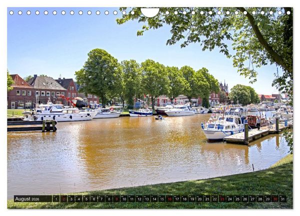 Produktbild: EMDEN Seehafenstadt mit Flair (Wandkalender 2026 DIN A4 quer), CALVENDO Monatskalender