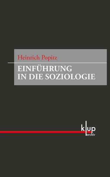 Produktbild: Einf&uuml;hrung in die Soziologie