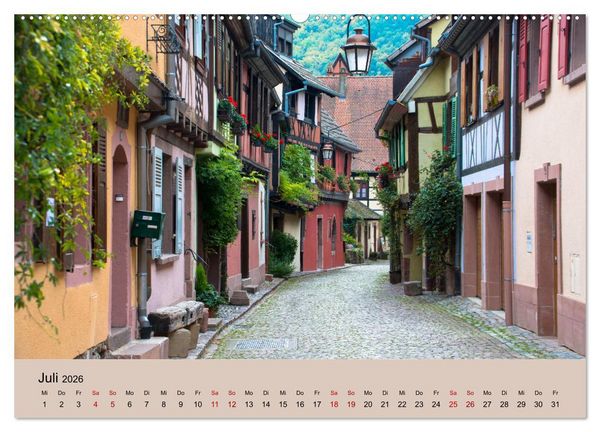 Produktbild: Die Weinsta&szlig;e im Elsass (Wandkalender 2026 DIN A2 quer), CALVENDO Monatskalender